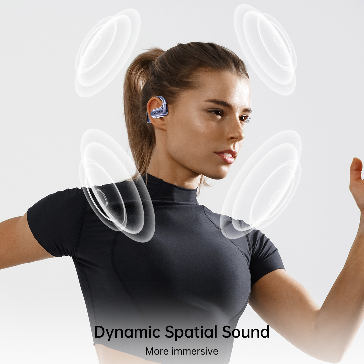 Auricolari sportivi a conduzione aerea AWEI T93 AI OWS