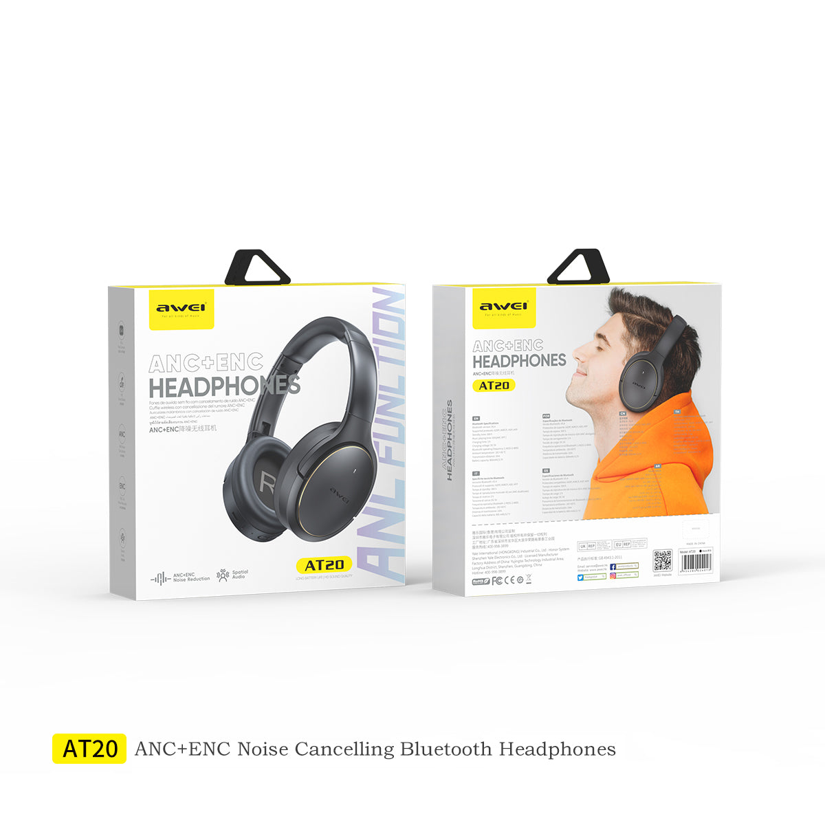 AWEI AT20 ANC Active Headset