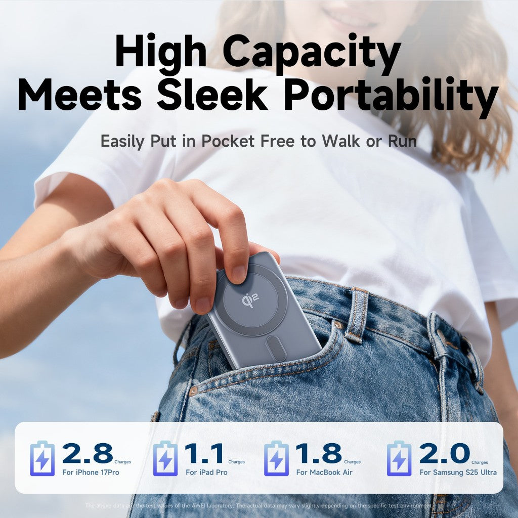 Awei Qi2 35W 10000mAh MagX Magnetic Power Bank