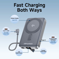 Awei Qi2 35W 10000mAh MagX Magnetic Power Bank thumbnail