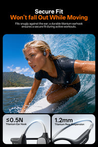 Awei Aeroswim S100 Headphones (32GB, IP68 Waterproof Swim) thumbnail