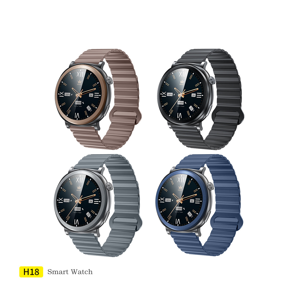 AWEI Series 18 Watch (AMOLED Display,Health Tracking,Professional Waterproof)
