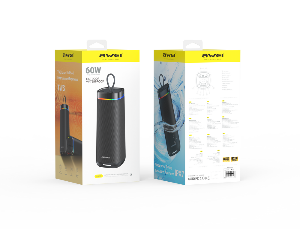 Awei KA66 Outdoor Portable Bluetooth Speaker